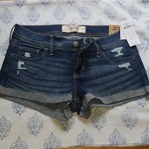Hollister mini jean shorts